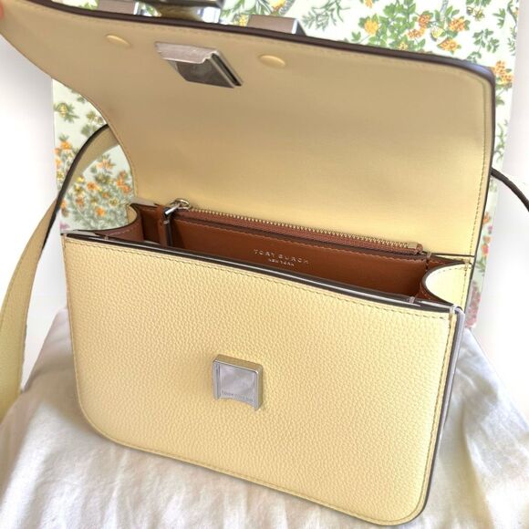 AUTH BRAND NEW Tory Burch Small Eleanor Pebbled Convertible Shoulder Bag $648 - Picture 13 of 17